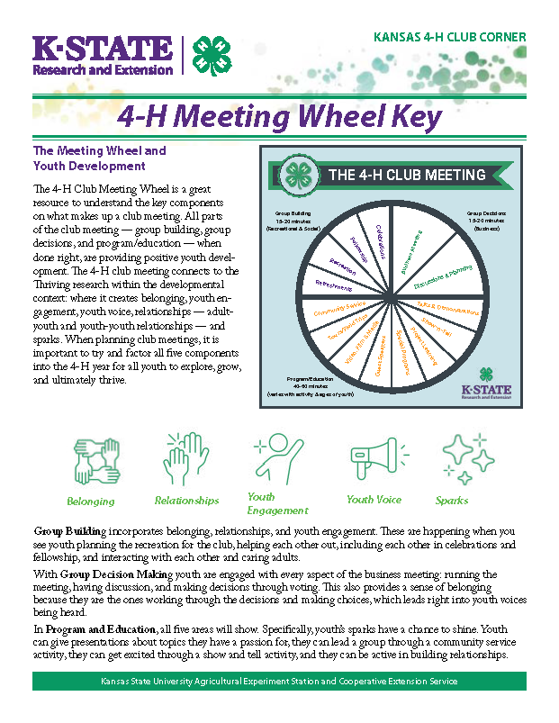 4-H Meeting Wheel